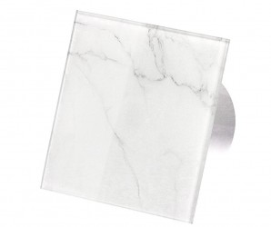 Veroni Glass 120 WCH (buitinis ventiliatorius) White Marble