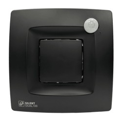 Buitinis ventiliatorius SOLER&PALAU SILENT DUAL 100 Black su judesio ir drėgmės jutikliu 